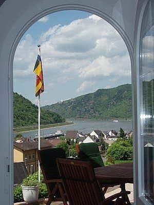 Ferienhaus Burgenblick am Oberen Mittelrheintal - Panoramablick