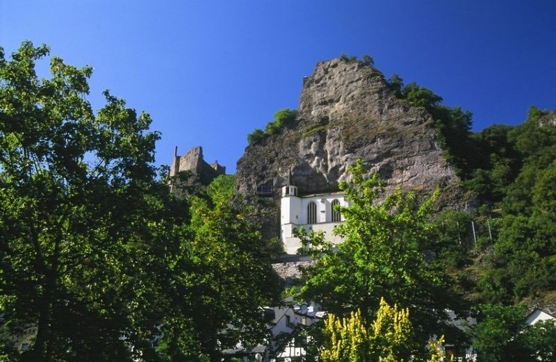 Felsenkirche Idar-Oberstein. Bild: Hans Geo Donsbach