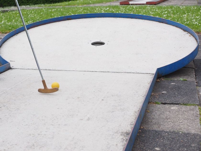 Oranienpark mit Minigolf-Sportanlage in Bad Kreuznach