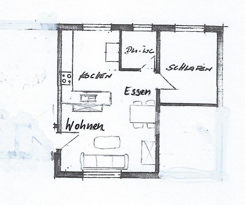 Grundriss Ferienwohnung Abendrot