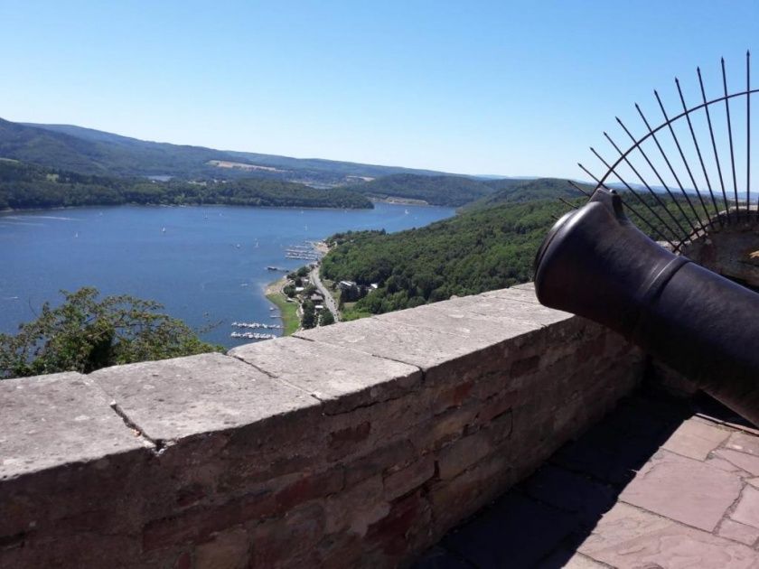 Blick auf den Edersee