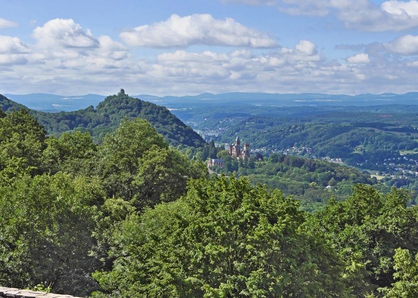 Blick aufs Siebengebirge