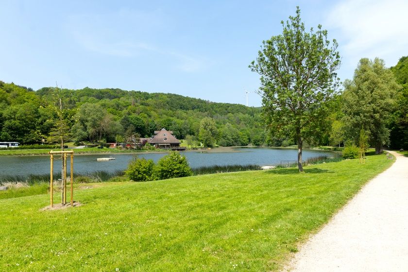 5 Sterne Ferienhaus Tommy am idyllischen Waldsee Rieden