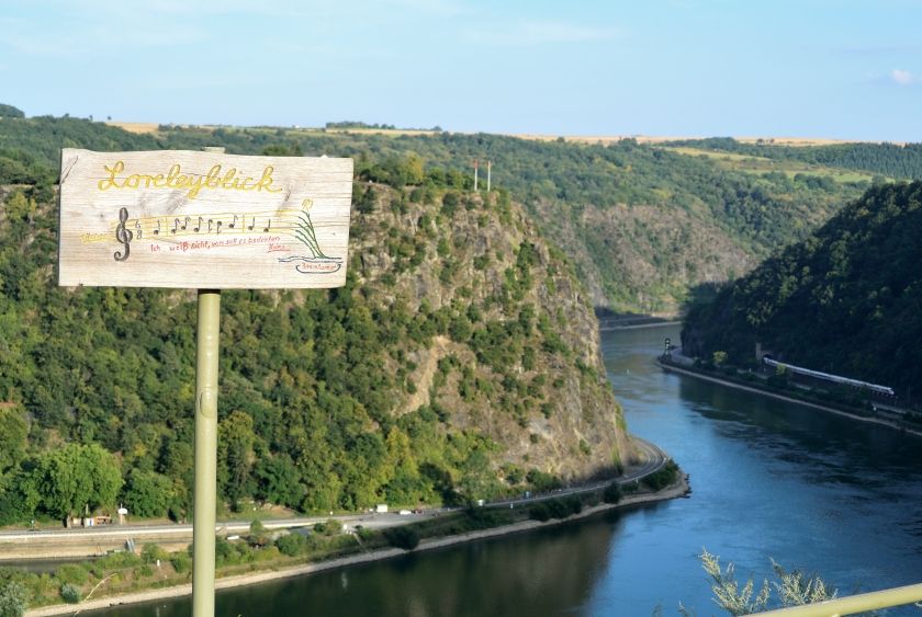 Blick auf die Loreley