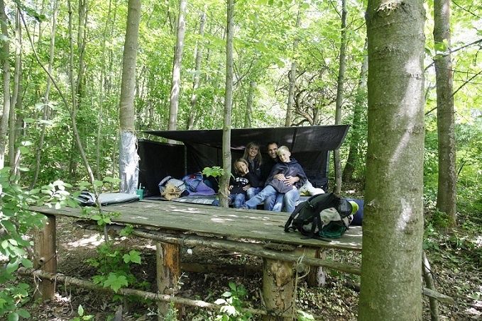 Wildnis Wochenende für Familien